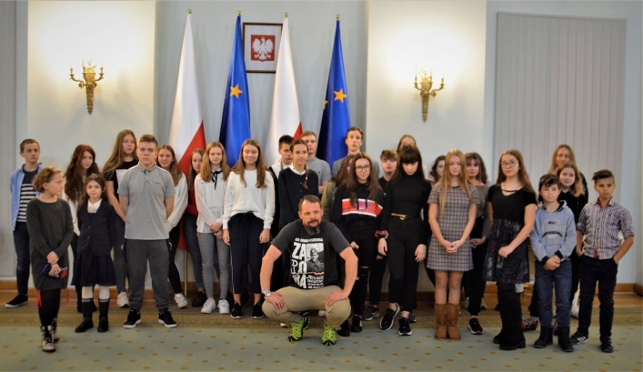 Wyjazd laureatów konkursów pod patronatem Prezydenta RP