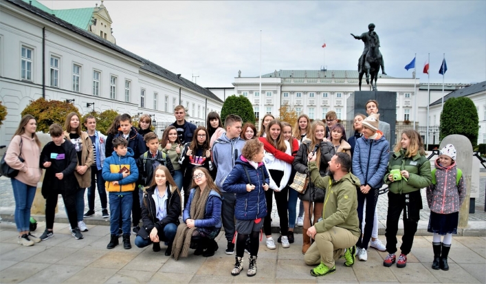 Wyjazd laureatów konkursów pod patronatem Prezydenta RP