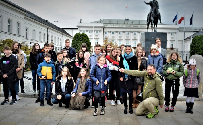 Wyjazd laureatów konkursów pod patronatem Prezydenta RP