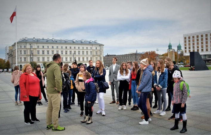 Wyjazd laureatów konkursów pod patronatem Prezydenta RP