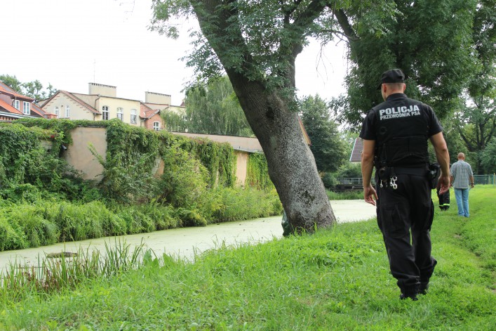 Wyłowiono ciało z sadzawki przy ul. Grochowskiej / Orlej. Policja ustala przyczyny utonięcia