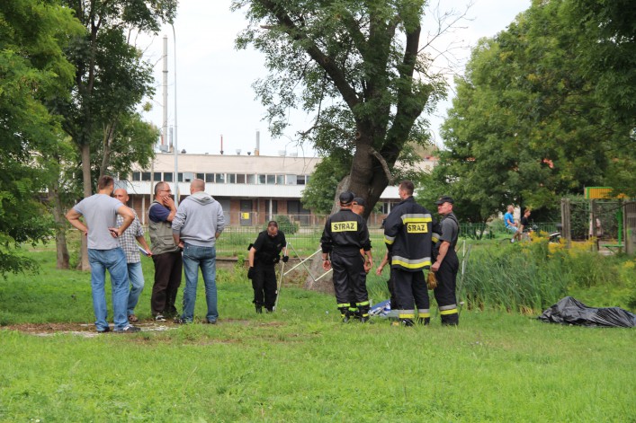 Wyłowiono ciało z sadzawki przy ul. Grochowskiej / Orlej. Policja ustala przyczyny utonięcia