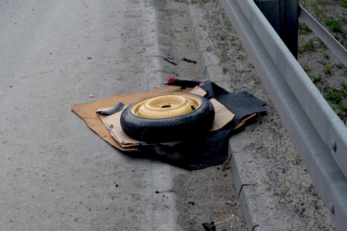 Wypadek drogowy na S7 (Elbląg - Pasłęk) + zdjęcia