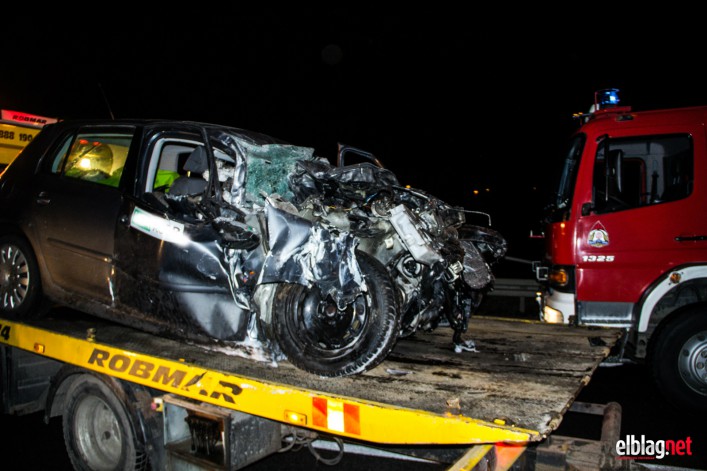 Wypadek elbląskiego autobusu pod Nowym Dworem. 4 osoby ranne