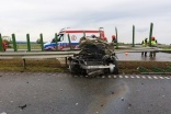 Wypadek na S7, dwie osoby w ciężkim stanie
