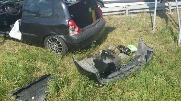 Wypadek na siódemce. Dwójka dzieci w szpitalu