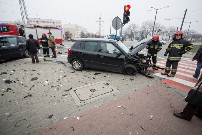 Wypadek na skrzyżowaniu ul. Ogólnej i Legionów