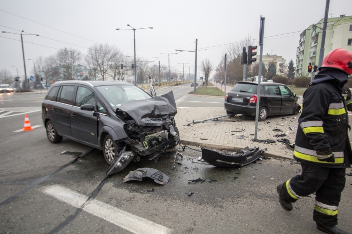Wypadek na skrzyżowaniu ul. Ogólnej i Legionów
