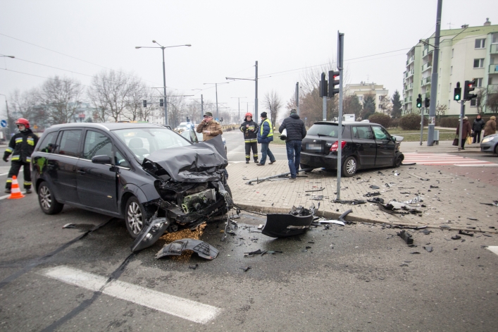 Wypadek na skrzyżowaniu ul. Ogólnej i Legionów
