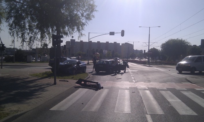 Wypadek na ul. Ogólnej. Jedna osoba jest ranna