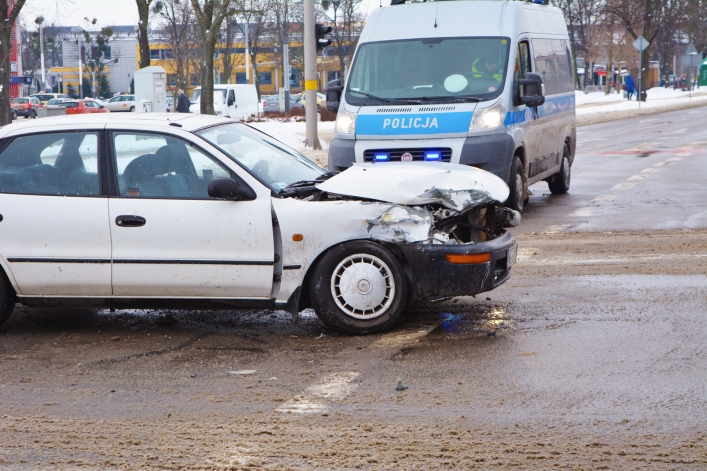 Wypadek na ulicy Grunwaldzkiej