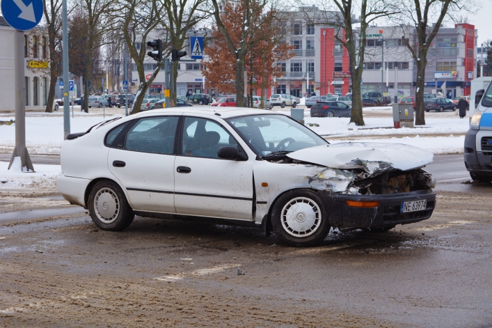 Wypadek na ulicy Grunwaldzkiej