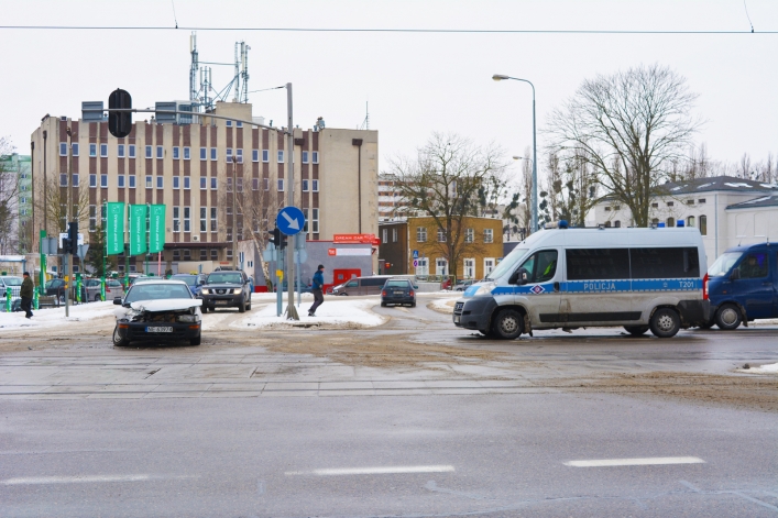 Wypadek na ulicy Grunwaldzkiej