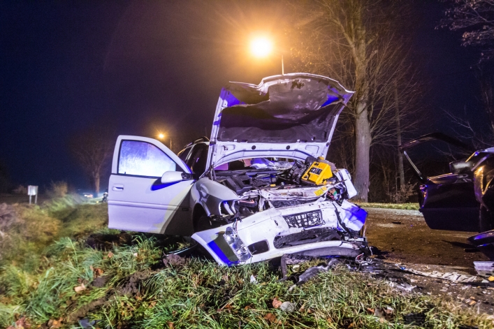 Wypadek w Dąbrowie. 7 osób rannych