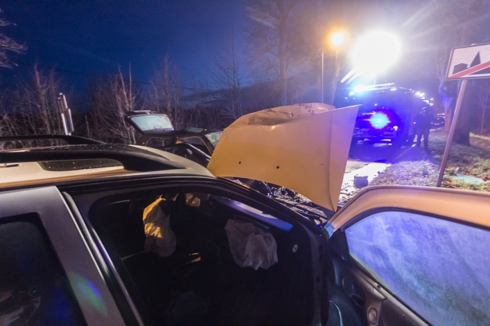 Wypadek w Dąbrowie. 7 osób rannych