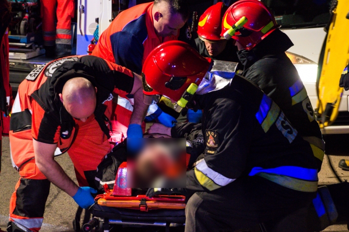 Wypadek w Gronowie Górnym. Kierowca kompletnie pijany