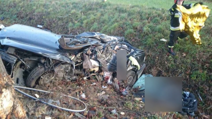 Wypadek za Królewem Malborskim. Trzy osoby nie żyją