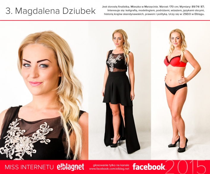 Zagłosuj na Miss Internautów 2015 tylko z elblag.net