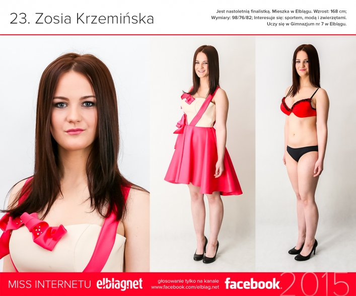 Zagłosuj na Miss Internautów 2015 tylko z elblag.net