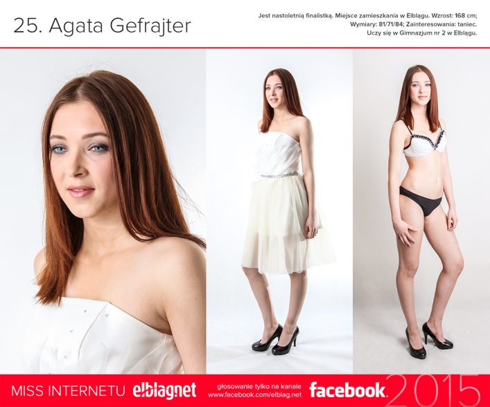 Zagłosuj na Miss Internautów 2015 tylko z elblag.net