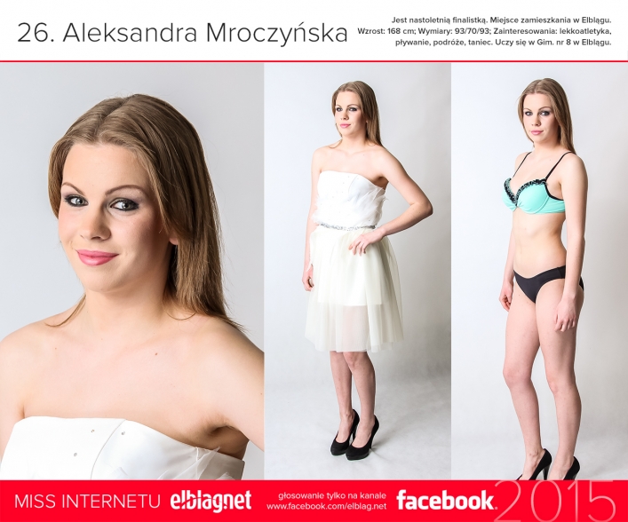 Zagłosuj na Miss Internautów 2015 tylko z elblag.net