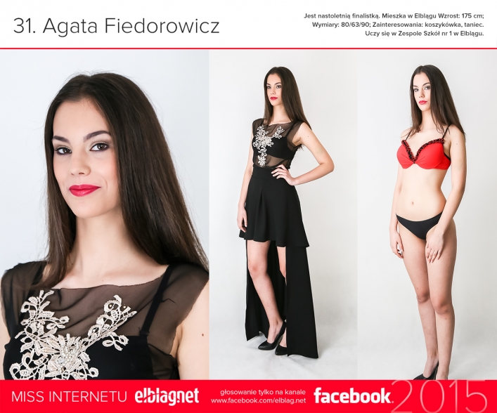 Zagłosuj na Miss Internautów 2015 tylko z elblag.net