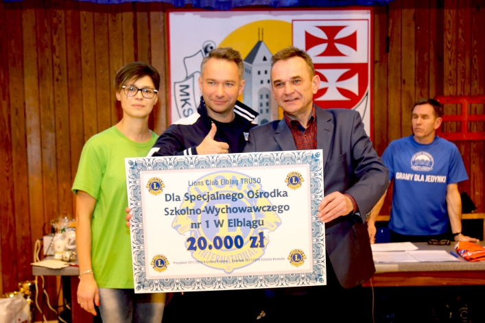 Zagrali dla Jedynki. Rafał Patyra gościem specjalnym turnieju w Elblągu