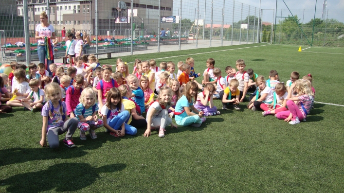 Zajęcia sportowe z przedszkolakami w Zespole Szkół nr 1