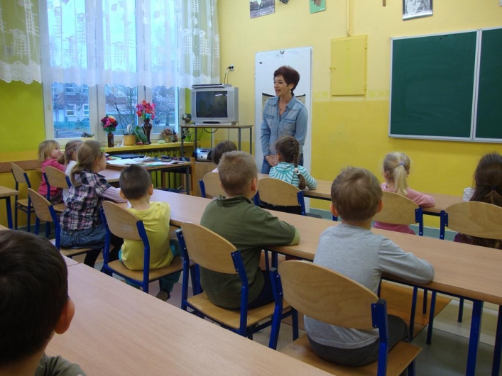 Zajęcia z przedszkolakami w Zespole Szkół nr 1