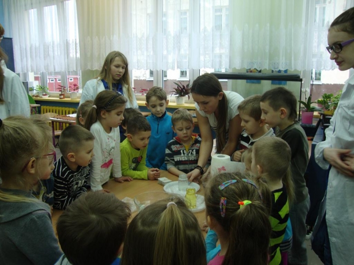 Zajęcia z przedszkolakami w Zespole Szkół nr 1
