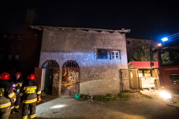 Zawalił się strop w budynku przy ul. Ogrodowej