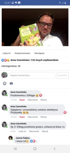 Zdalne nauczanie może być niekonwencjonalne i ciekawe. Przykład daje SP nr 21 w Elblągu