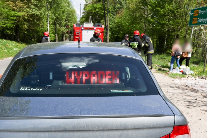 Zderzenie na 504. W jednym z aut - dwumiesięczne dziecko