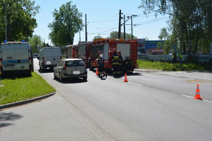 Zderzenie tramwaju i ciężarówki na al. Grunwaldzkiej