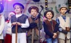 Zespół Tańca Ludowego MDK. Występ podczas Świętecznych Spotkań Elblążan (grudzień 2019 r.)