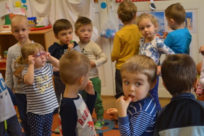 Zimowe zabawy w przedszkolu nr 10 w Elblągu (+ zdjęcia)