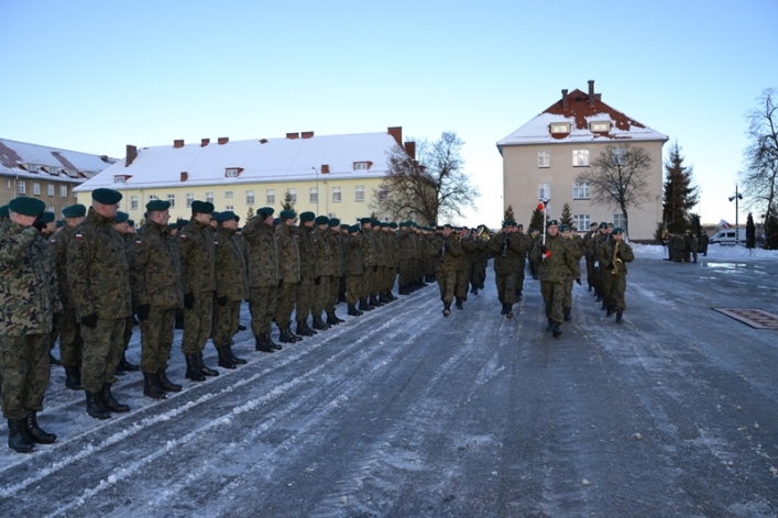 Zmiana warty w gołdapskim garnizonie.
