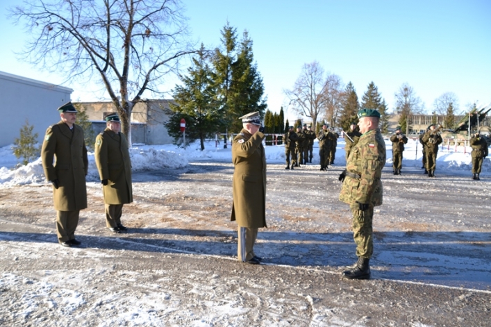 Zmiana warty w gołdapskim garnizonie.