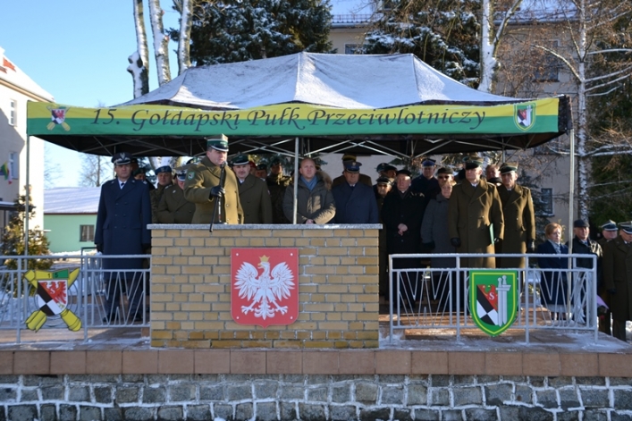 Zmiana warty w gołdapskim garnizonie.