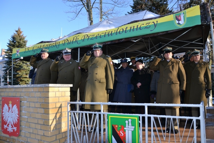 Zmiana warty w gołdapskim garnizonie.
