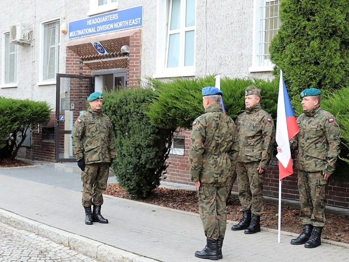 Żołnierze Wielonarodowej Dywizji uczcili 100. rocznicę Proklamacji Niepodległości Czechosłowacji