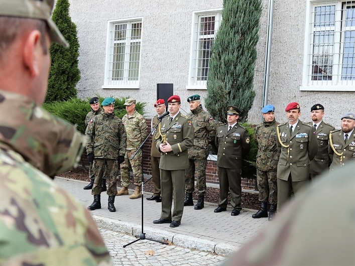 Żołnierze Wielonarodowej Dywizji uczcili 100. rocznicę Proklamacji Niepodległości Czechosłowacji