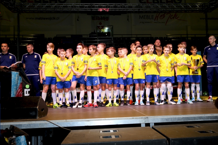 Żołto-biało-niebiescy uroczyście zakończyli rok w hali MOSiR-u