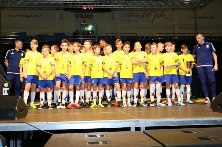 Żołto-biało-niebiescy uroczyście zakończyli rok w hali MOSiR-u