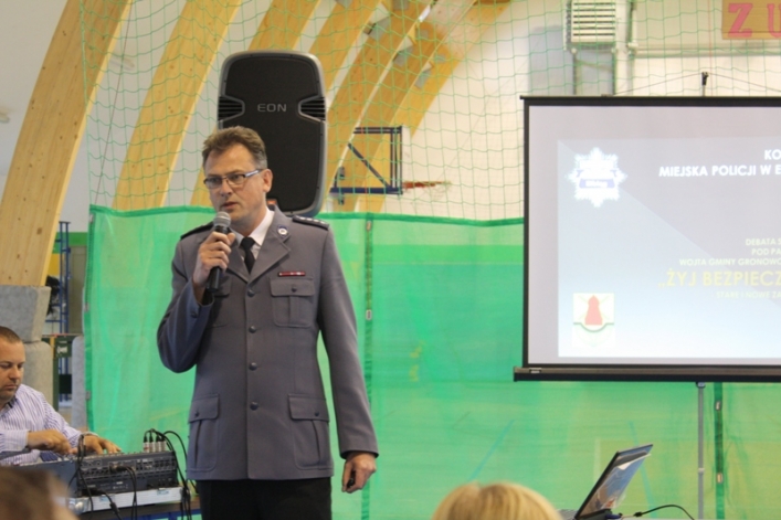 Żyj bezpiecznie - debata społeczna w Gronowie Elbląskim