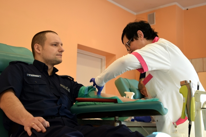 „SpoKREWnieni służbą” oddali krew