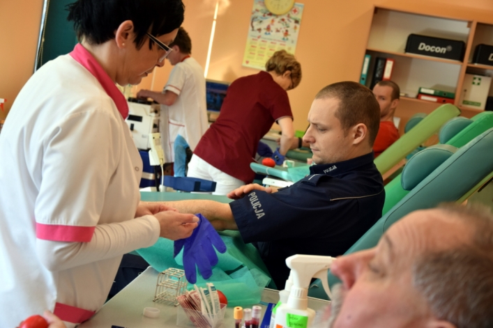„SpoKREWnieni służbą” oddali krew