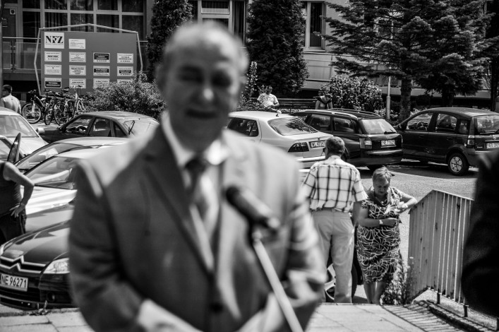 Elżbieta Gelert na konferencji Jerzego Wilka