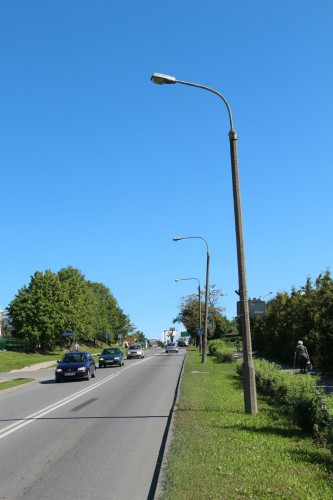 Krzywe latarnie na Królewieckiej