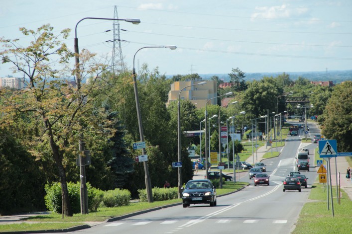 Krzywe latarnie na Królewieckiej